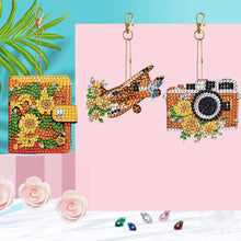 Load image into Gallery viewer, DIY Diamond Art Keychains Cartoon 6pcs (Retro Elements)