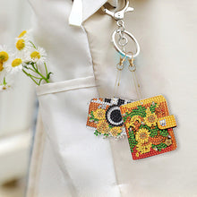 Load image into Gallery viewer, DIY Diamond Art Keychains Cartoon 6pcs (Retro Elements)