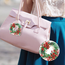 Load image into Gallery viewer, DIY Diamond Art Keychains Cartoon 6pcs (Saffron Wreath)