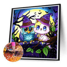 Load image into Gallery viewer, Diamond Painting - Full Round - halloween jack-o-lantern (30*30CM)