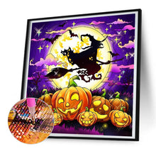 Load image into Gallery viewer, Diamond Painting - Full Round - halloween jack-o-lantern (30*30CM)