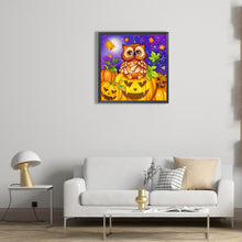 Load image into Gallery viewer, Diamond Painting - Full Round - halloween jack-o-lantern (30*30CM)