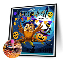 Load image into Gallery viewer, Diamond Painting - Full Round - halloween jack-o-lantern (30*30CM)