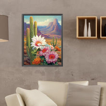 Load image into Gallery viewer, Diamond Painting - Full Round - desert cactus flower (30*40CM)