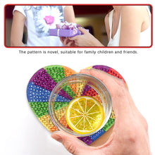 Load image into Gallery viewer, DIY Diamond Dot Art Coasters Mandara 6pcs (Proud Rainbow Logo)