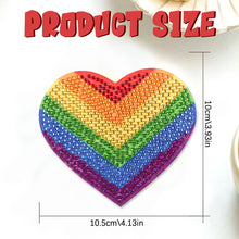 Load image into Gallery viewer, DIY Diamond Dot Art Coasters Mandara 6pcs (Proud Rainbow Logo)