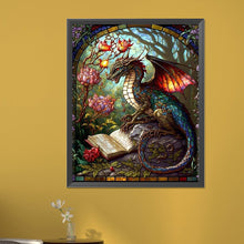 Load image into Gallery viewer, AB Diamond Painting - Full Round - reading pterosaur (40*50CM)
