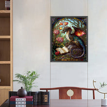 Load image into Gallery viewer, AB Diamond Painting - Full Round - reading pterosaur (40*50CM)