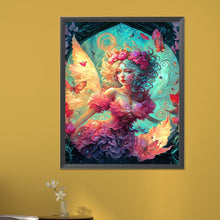Load image into Gallery viewer, AB Diamond Painting - Full Round - butterfly girl (40*50CM)