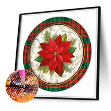 Load image into Gallery viewer, Diamond Painting - Full Round - round poinsettia (30*30CM)