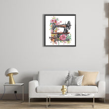 Load image into Gallery viewer, Diamond Painting - Partial Special Shaped - sewing machine (30*30CM)