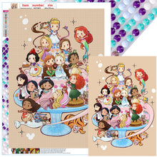 Load image into Gallery viewer, Diamond Painting - Full Round - Disney Princess (50*70CM)