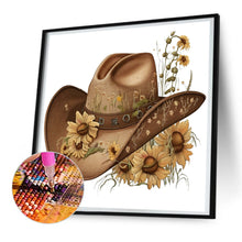 Load image into Gallery viewer, 2pcs Diamond Painting Set - Cowboy hat (30*30CM)