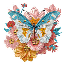 Load image into Gallery viewer, Diamond Painting - Partial Special Shaped - garden butterfly (30*30CM)