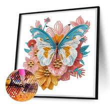 Load image into Gallery viewer, Diamond Painting - Partial Special Shaped - garden butterfly (30*30CM)