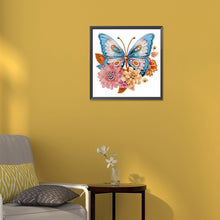 Load image into Gallery viewer, Diamond Painting - Partial Special Shaped - garden butterfly (30*30CM)