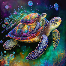 Load image into Gallery viewer, Diamond Painting - Full Round - sea turtle (30*30CM)