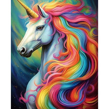 Load image into Gallery viewer, AB Diamond Painting - Full Round - rainbow unicorn (40*50CM)