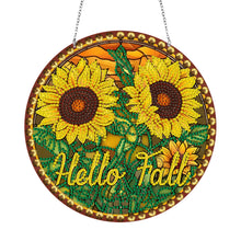 Load image into Gallery viewer, DIY Diamond Dots Art Cool Home Garden Decoration (Sunflower Hello Fall)
