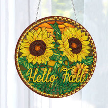 Load image into Gallery viewer, DIY Diamond Dots Art Cool Home Garden Decoration (Sunflower Hello Fall)