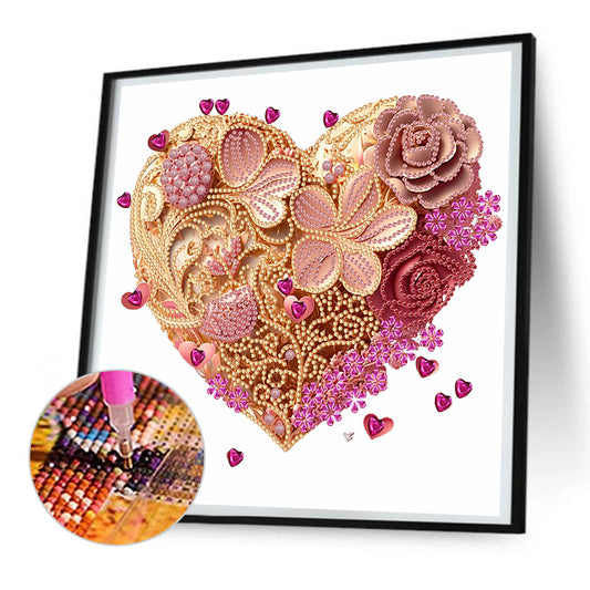 Diamond Painting - Partial Special Shaped - Playboy (30*30CM)