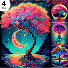 Load image into Gallery viewer, 4pcs Diamond Painting Set - wisdom Tree (30*40CM)