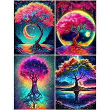 Load image into Gallery viewer, 4pcs Diamond Painting Set - wisdom Tree (30*40CM)