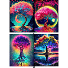 Load image into Gallery viewer, 4pcs Diamond Painting Set - wisdom Tree (30*40CM)