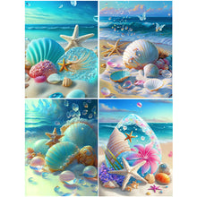 Load image into Gallery viewer, 4pcs Diamond Painting Set - dream beach (30*40CM)