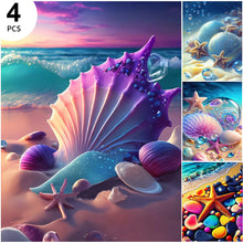 Load image into Gallery viewer, 4pcs Diamond Painting Set - dream beach (30*40CM)