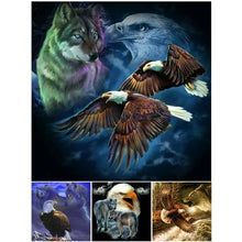Load image into Gallery viewer, 4pcs Diamond Painting Set - animal series (30*30CM)