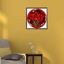Load image into Gallery viewer, Diamond Painting - Full Round - round poinsettia (30*30CM)
