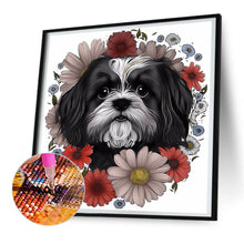 Load image into Gallery viewer, Diamond Painting - Full Round - puppy (30*30CM)