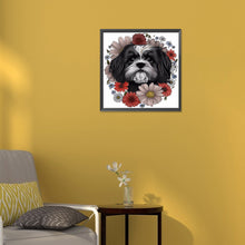 Load image into Gallery viewer, Diamond Painting - Full Round - puppy (30*30CM)