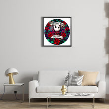 Load image into Gallery viewer, Diamond Painting - Full Round - jack skull under the rose (40*40CM)