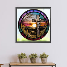 Load image into Gallery viewer, 2pcs Diamond Painting Set - dawn cross (30*30CM)