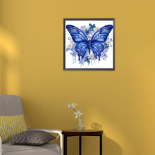 Load image into Gallery viewer, Diamond Painting - Partial Special Shaped - flowers and butterflies (30*30CM)