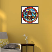 Load image into Gallery viewer, Diamond Painting - Full Round - christmas holiday card painting (30*30CM)