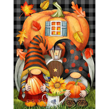 Load image into Gallery viewer, 2pcs Diamond Painting Set - pumpkin gnome (30*40CM)