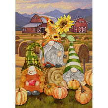 Load image into Gallery viewer, 2pcs Diamond Painting Set - pumpkin gnome (30*40CM)