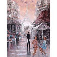 Load image into Gallery viewer, 2pcs Diamond Painting Set - oil painting beautiful street (30*40CM)
