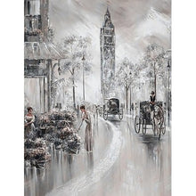 Load image into Gallery viewer, 2pcs Diamond Painting Set - oil painting beautiful street (30*40CM)