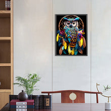 Load image into Gallery viewer, Diamond Painting - Full Round - owl dream catcher (30*40CM)