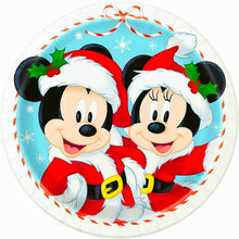 Load image into Gallery viewer, AB Diamond Painting - Full Square - Christmas Mickey and Minnie (30*30CM)