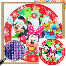 Load image into Gallery viewer, AB Diamond Painting - Full Square - christmas mickey mouse (30*30CM)