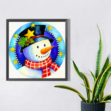 Load image into Gallery viewer, AB Diamond Painting - Full Square - christmas snowman (30*30CM)