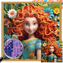 Load image into Gallery viewer, AB Diamond Painting - Full Square - Princess Moana (40*40CM)