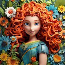 Load image into Gallery viewer, AB Diamond Painting - Full Square - Princess Moana (40*40CM)