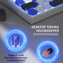 Load image into Gallery viewer, Desk Dust Sweeper Strong Suction Desktop Vacuum Cleaner for Home Keyboard School