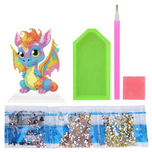 Load image into Gallery viewer, DIY Crystal Diamond Ornament Art Craft Point Drilling Ornament Acrylic Kids Gift